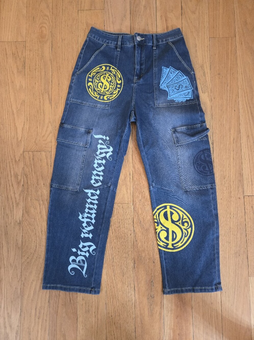 Jackson Hewitt Big Refund Energy Refund Jeans Halara M Regular 1 of 100 NWT